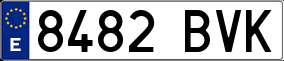 Truck License Plate